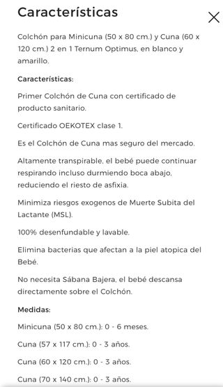 Colchon bebes 2 en 1