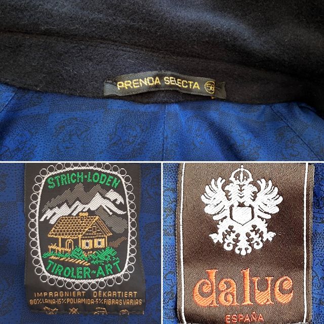 Abrigo Austriaco Tirolés 80% Lana