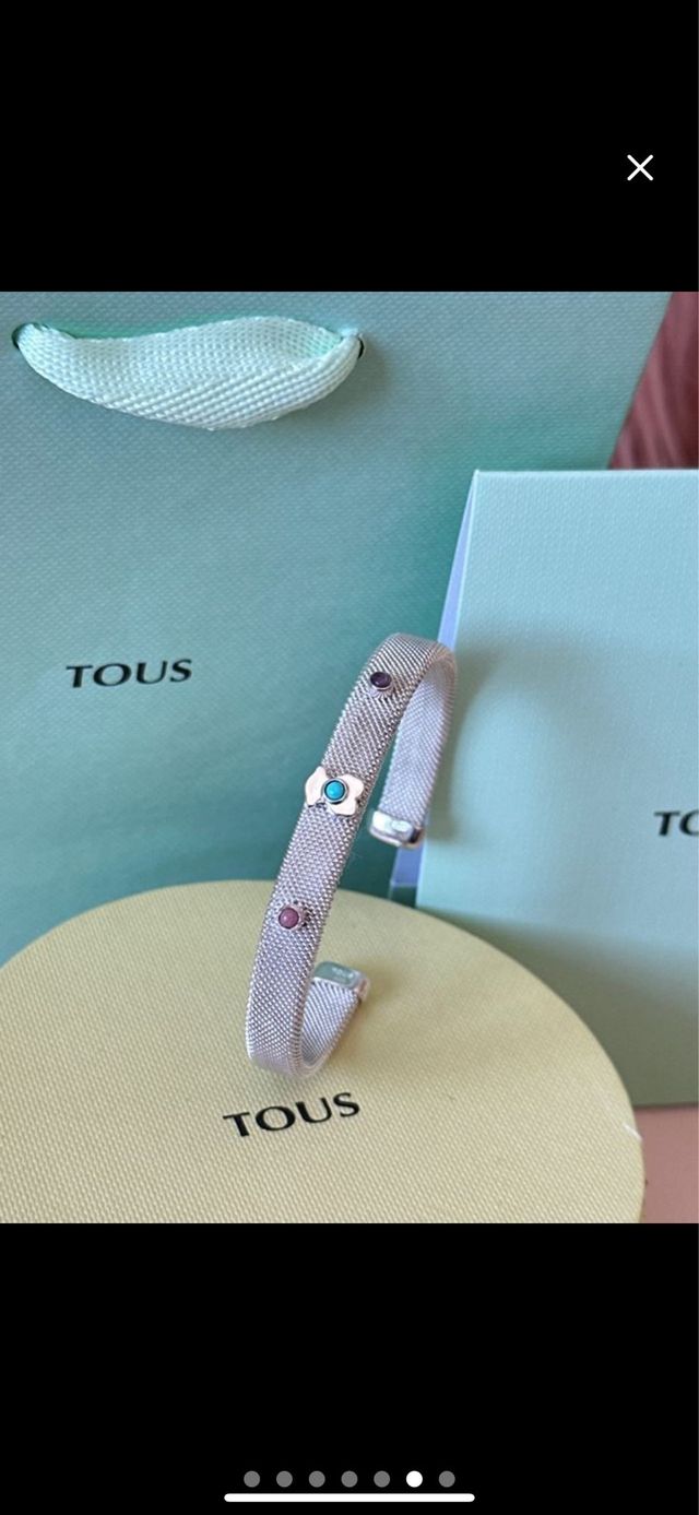 Pulsera de Plata Y Gemas De Tous