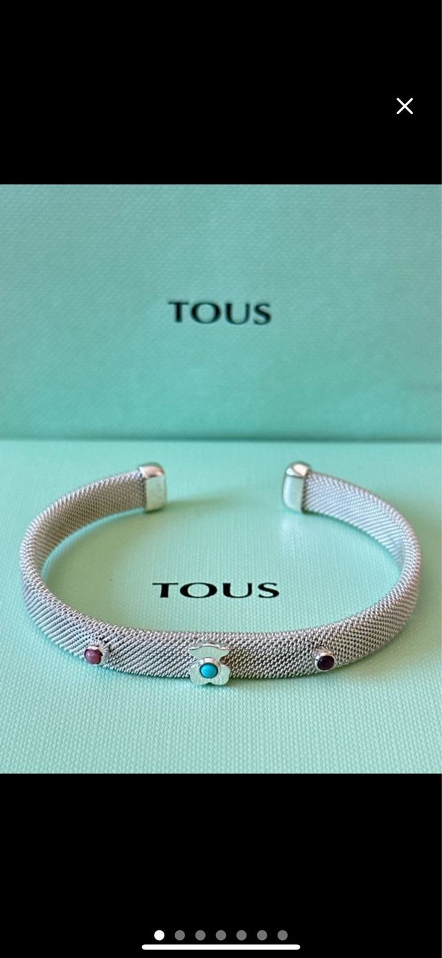 Pulsera de Plata Y Gemas De Tous