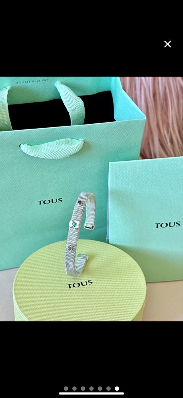 Pulsera de Plata Y Gemas De Tous