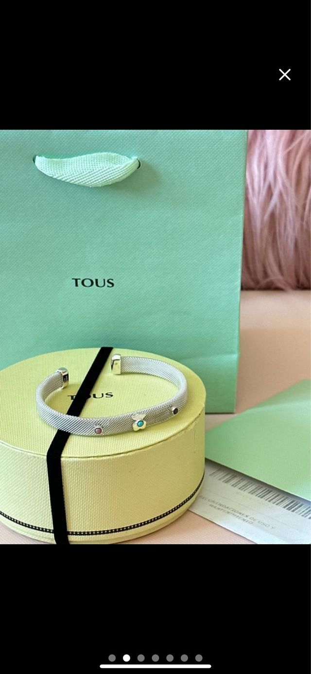 Pulsera de Plata Y Gemas De Tous