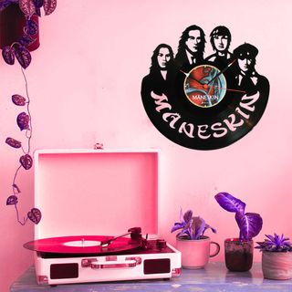 Reloj de Disco de Vinilo Maneskin