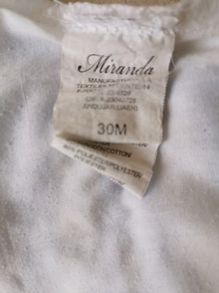 Vestido niña. Marca Miranda. Talla 24/36M