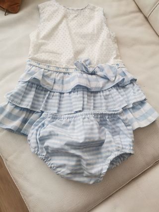Vestido niña. Marca Miranda. Talla 24/36M