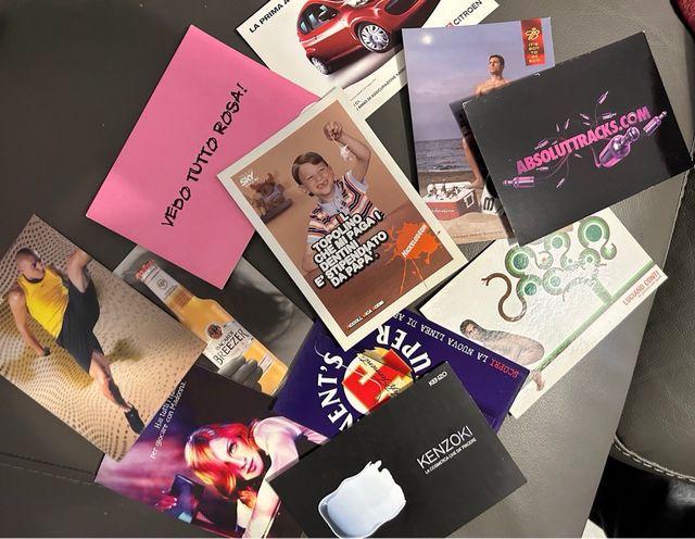 Cartoline pubblicitarie anni 2000