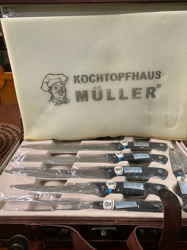 Astuccio portacoltelli Müller de Luxe da 24 pezzi