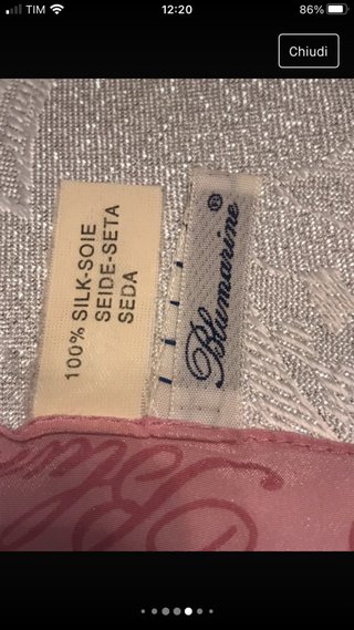 Blumarine foulard in seta