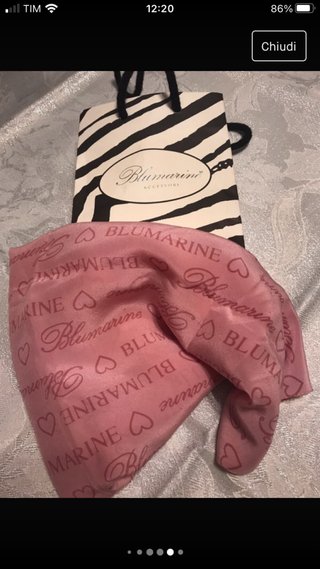 Blumarine foulard in seta