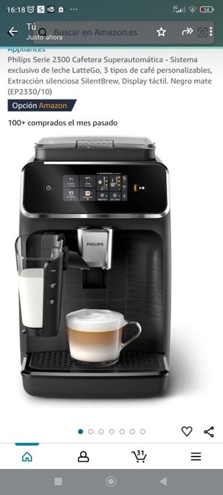 Cafetera Philips