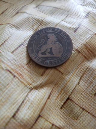 10 céntimos 1870 España