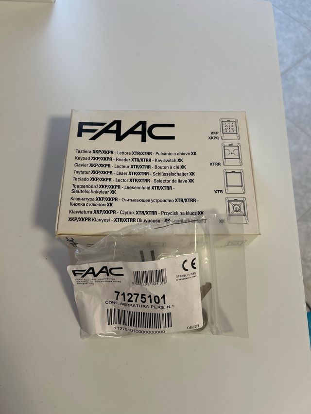 FAAC selettore con chiave XK10