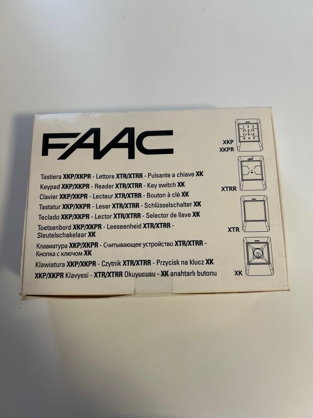 FAAC selettore con chiave XK10