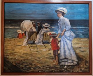 CUADRO pintado a mano óleo.