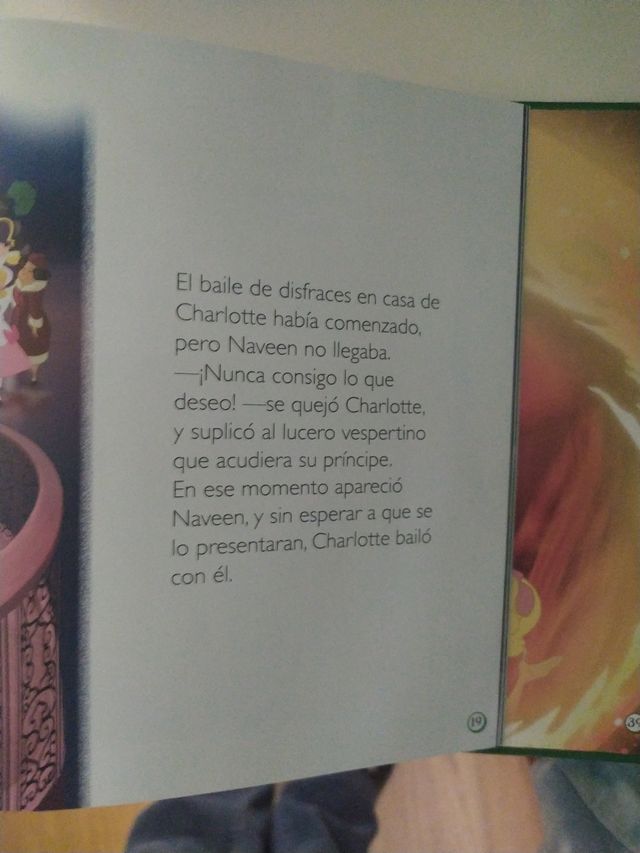 Tiana y el sapo cuento con DVD