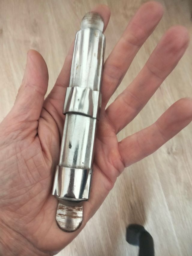 Soporte carrete de pesca vintage