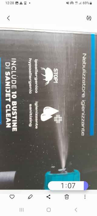 igenizzante Sterilizzatore disinfettante Ariete