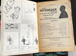historias para no dormir y Hitchcock Magazine