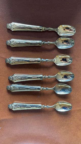 Cucchiaini vintage dorati