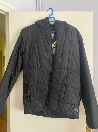 Abrigo negro Jack & Jones