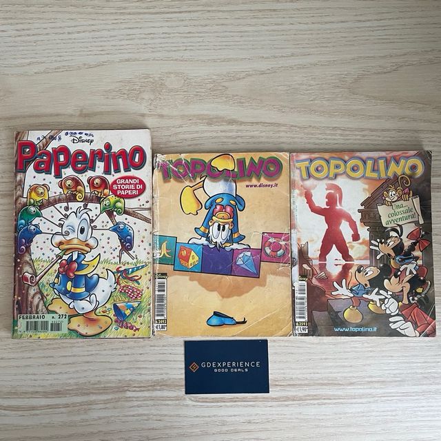 Lotto fumetti Topolino Paperino
