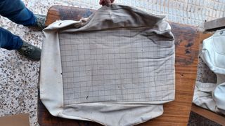 Tapicería delantera golf MK1 cabrio blanca
