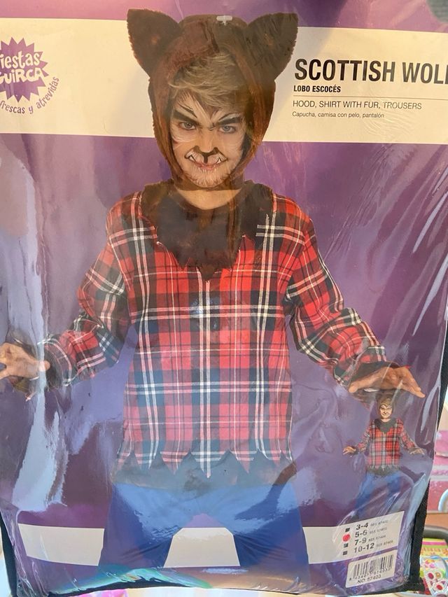 Disfraz niño lobo