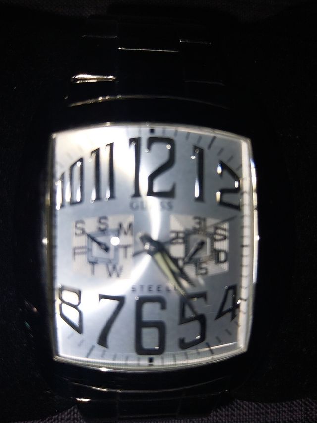 Reloj guess steel hombre