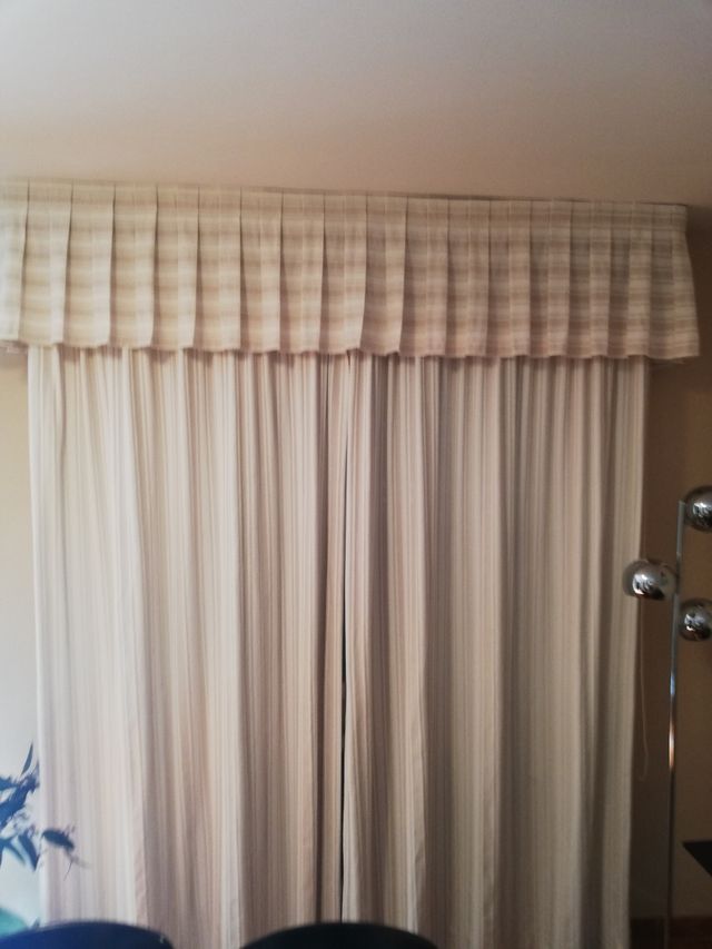 ¡OFERTA! 4 Paños de Cortinas de salón con 2 bando