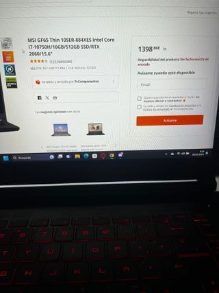 MSI Portátil Gaming