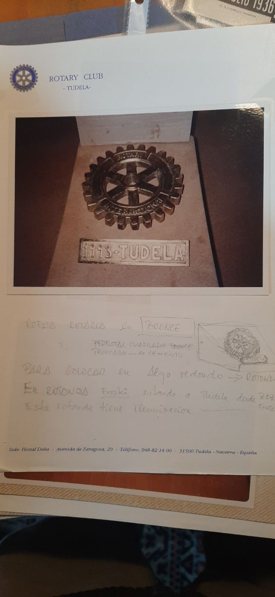 ROTARY  plancha bronce