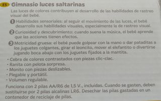 Gimnasio musical / manta para bebé