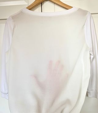 Jersey crema Pimkie piedras brillantes 2 telas