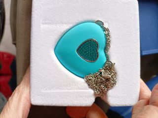 collana Swarovski cuore con usb 