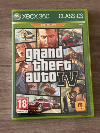 Juego GTA IV para xbox 360
