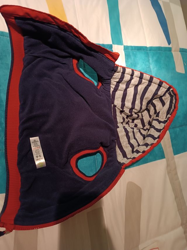 chaleco con capucha de bebé de 3 A 6 meses