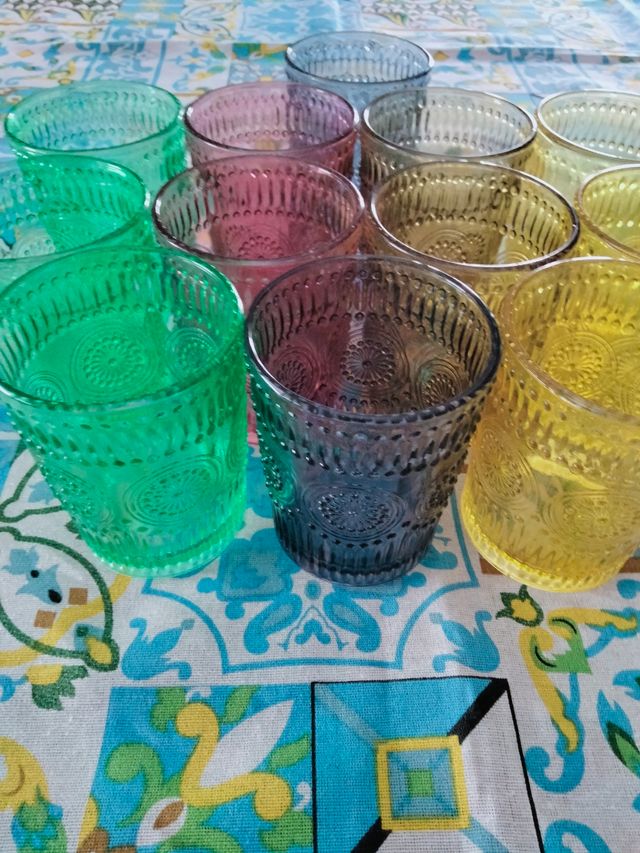 Set servizio bicchieri in vetro Pezzi 12 per acqua