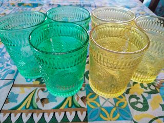 Set servizio bicchieri in vetro Pezzi 12 per acqua