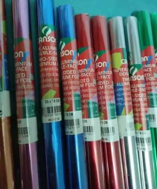 PAPEL  METALIZADO (Doble Cara) 0,5 x 0,78 m Canson
