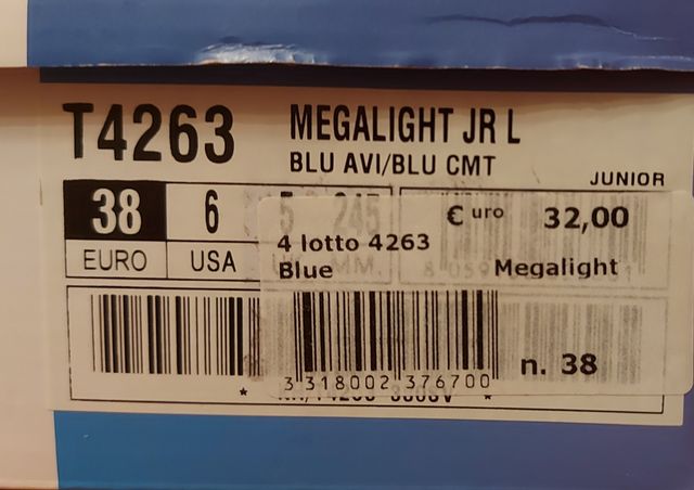 Scarpe da ginnastica ragazzo n. 38