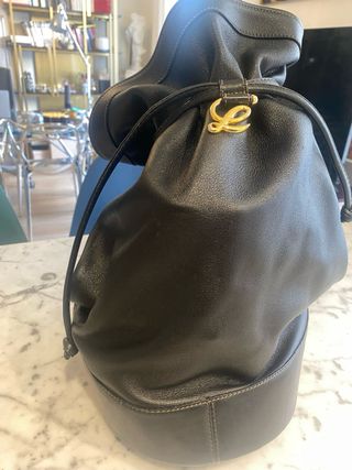 Bolso-mochila de piel Loewe