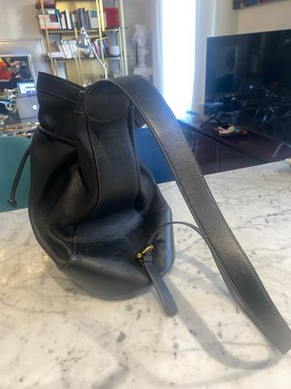 Bolso-mochila de piel Loewe
