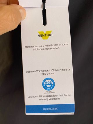 Parka de plumón impermeable