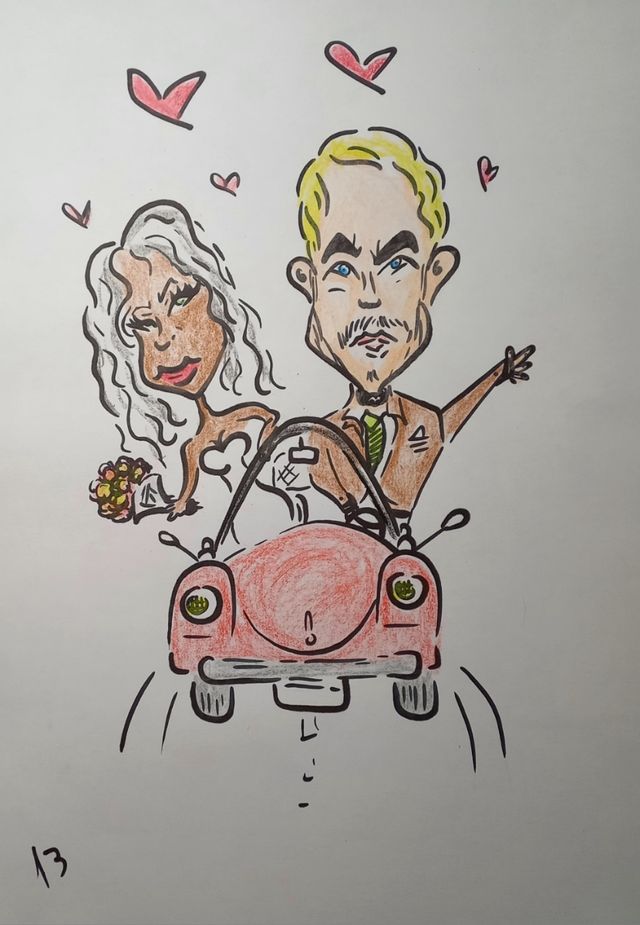 caricatura personalizada por fotografía