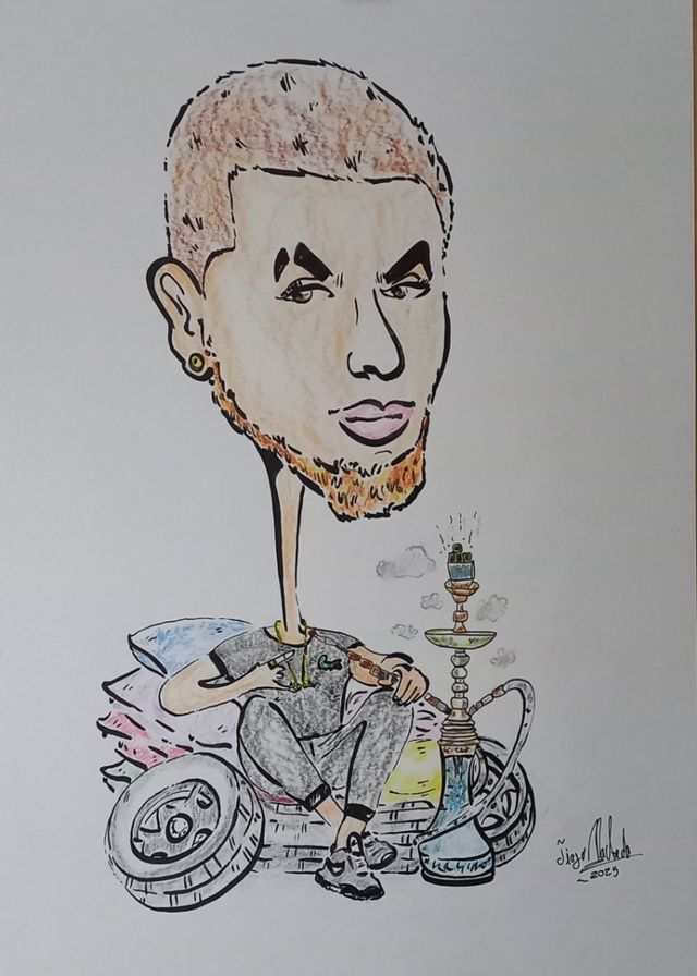 caricatura personalizada por fotografía