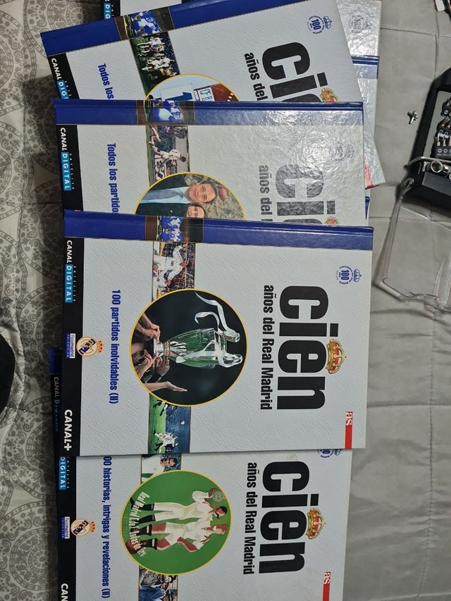 Coleccion 12 libros 100 años Real Madrid