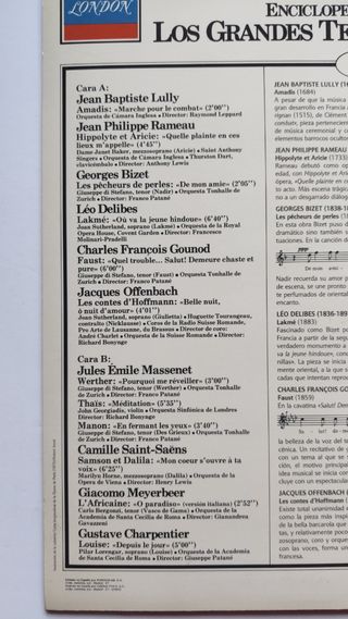 Vinilo La Ópera Francesa