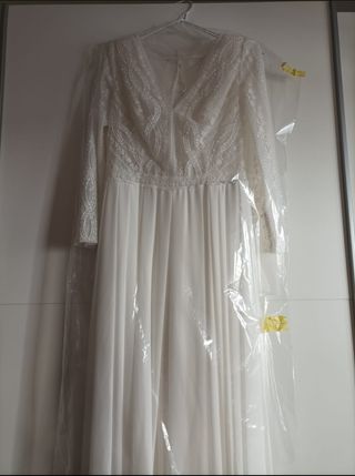 Vestido Novia Rosa Clará