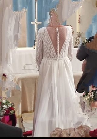 Vestido Novia Rosa Clará