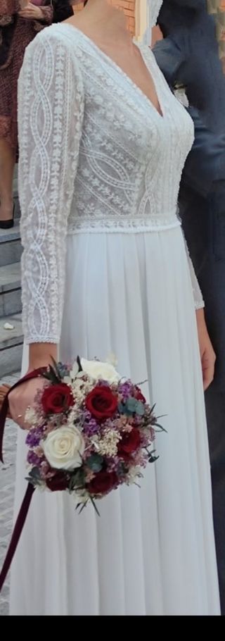 Vestido Novia Rosa Clará